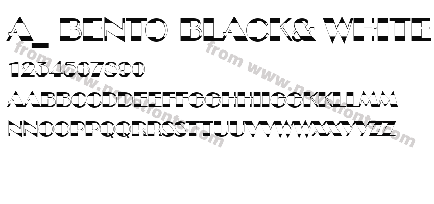 a_ Bento Black& WhitePreview