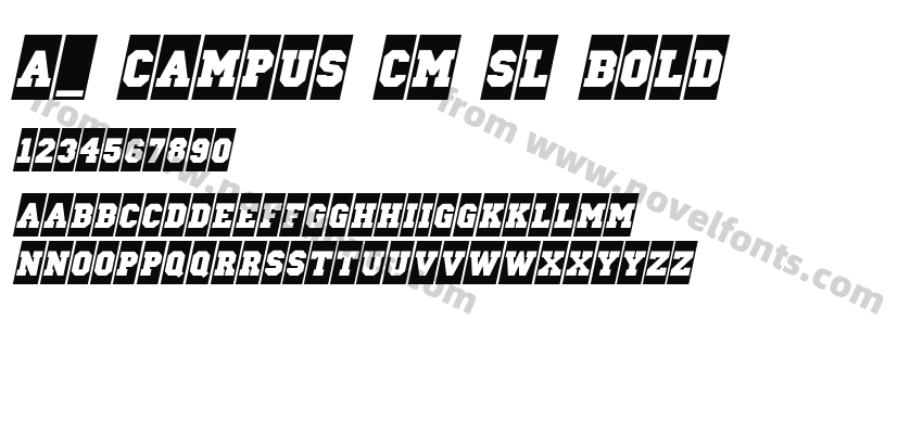 a_ Campus Cm Sl BoldPreview
