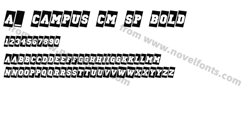 a_ Campus Cm Sp BoldPreview