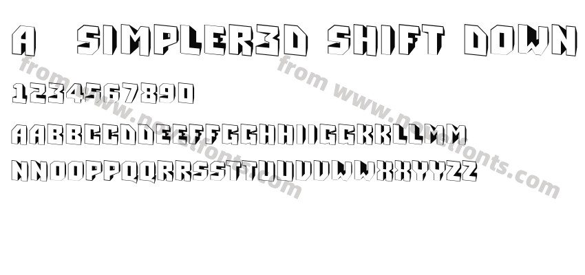 a_ Simpler3D Shift DownPreview