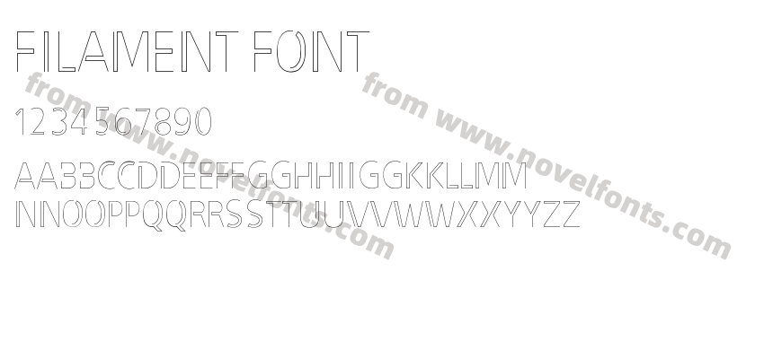 filament fontPreview