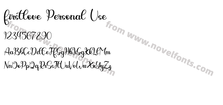 firstlove Personal UsePreview