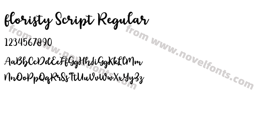 floristy Script RegularPreview