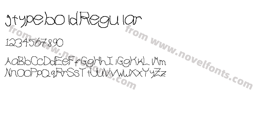 jtype bold RegularPreview
