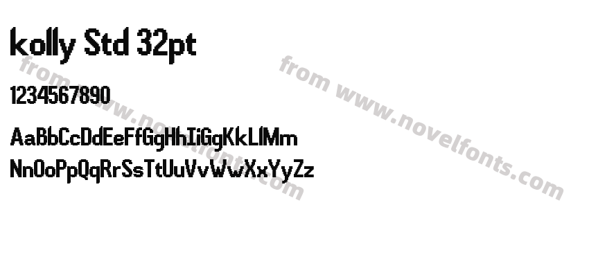 kolly Std 32ptPreview