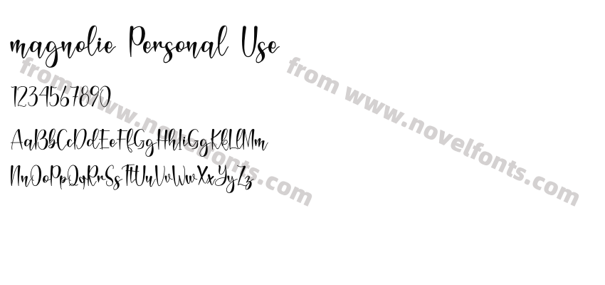 magnolie Personal UsePreview