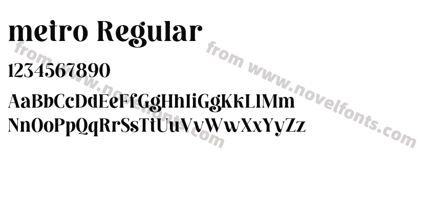 metro RegularPreview