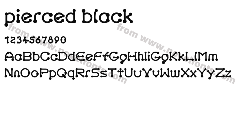 pierced blackPreview