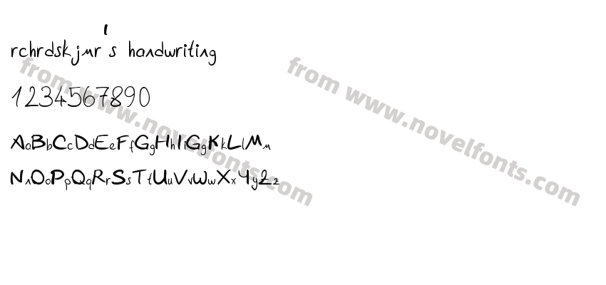 rchrdskjmr's handwritingPreview