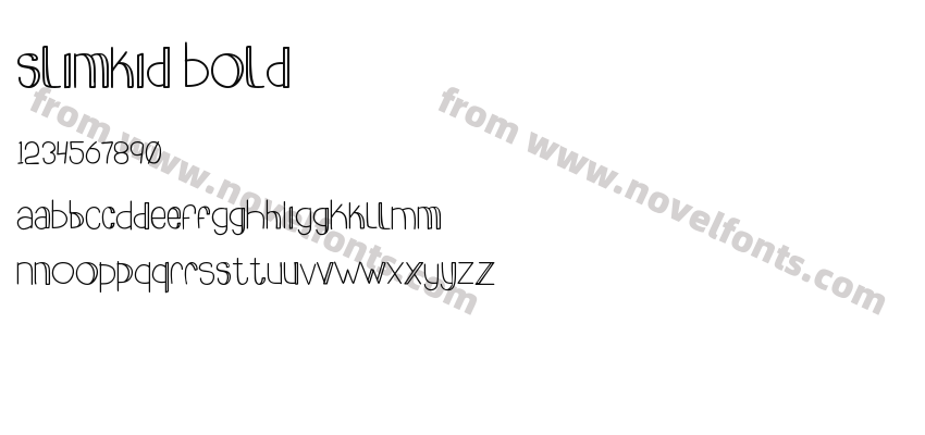 slimkid BoldPreview