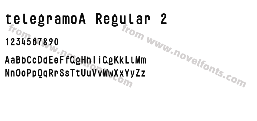telegramoA Regular 2Preview