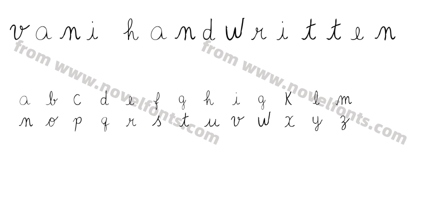 vani handwrittenPreview