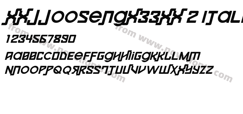 xxjjoosengx33xx 2 ItalicPreview