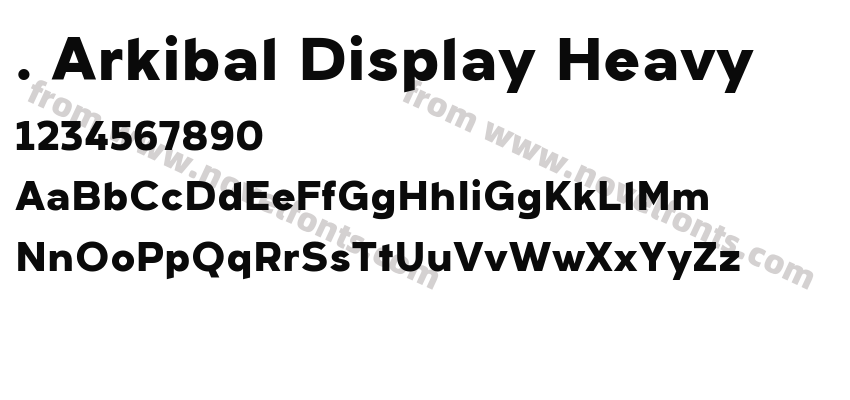 . Arkibal Display HeavyPreview