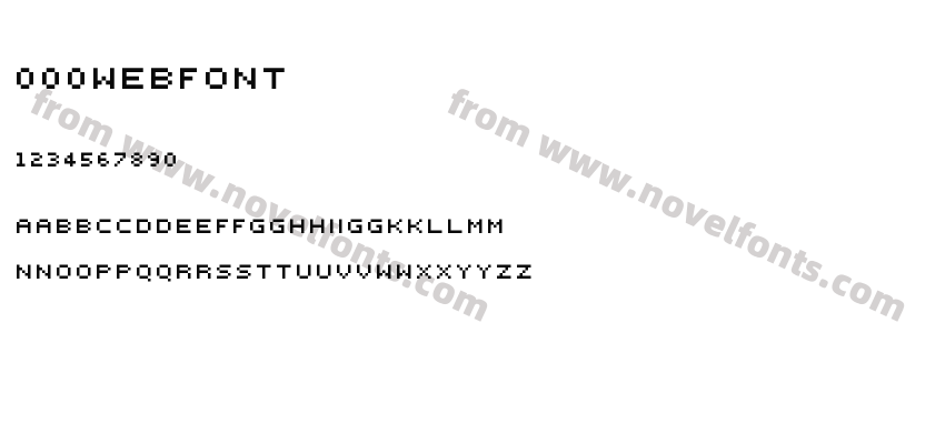 000webfontPreview