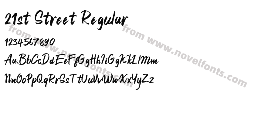 21st Street RegularPreview