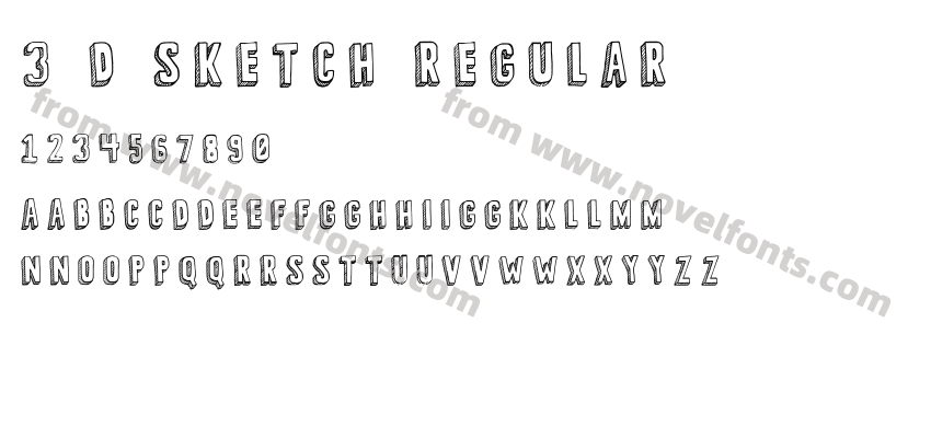 3 D Sketch RegularPreview