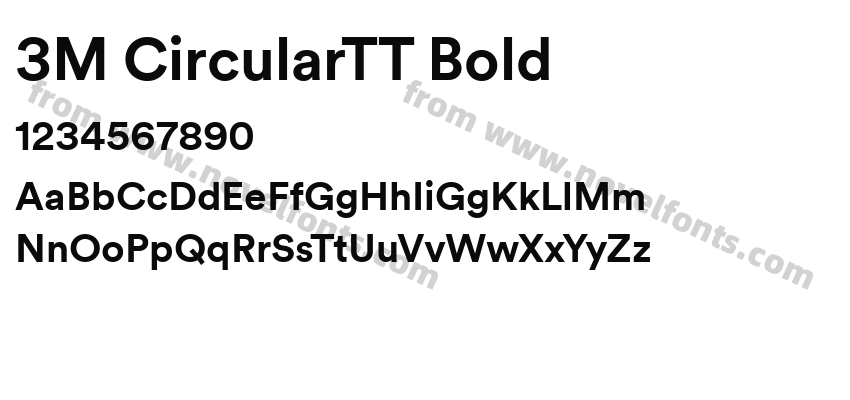 3M CircularTT BoldPreview
