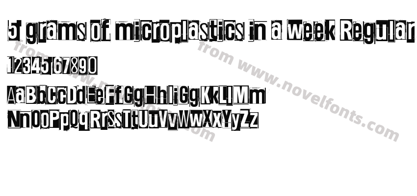 5 grams of microplastics in a week RegularPreview