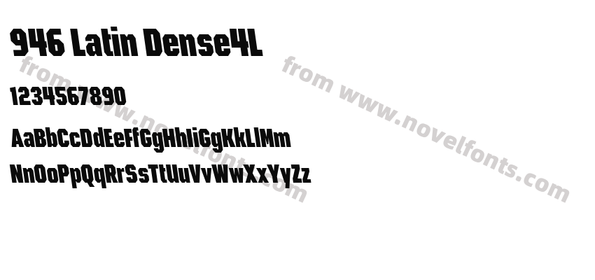 946 Latin Dense4LPreview