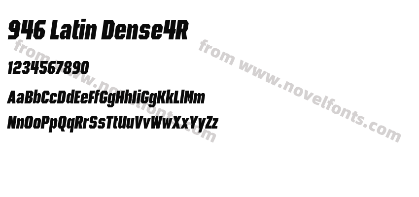 946 Latin Dense4RPreview