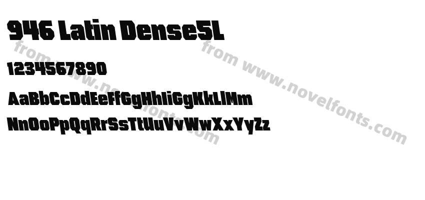 946 Latin Dense5LPreview