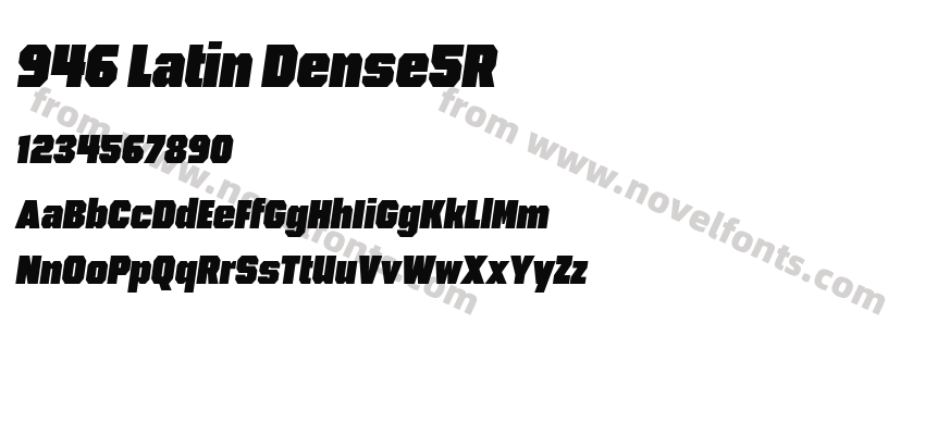946 Latin Dense5RPreview
