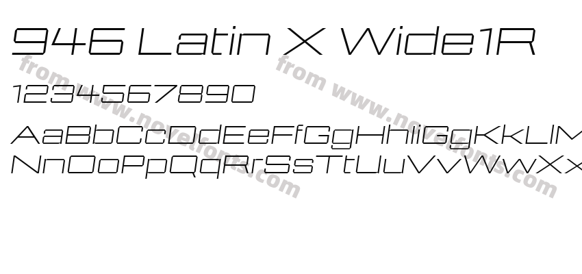 946 Latin X Wide1RPreview