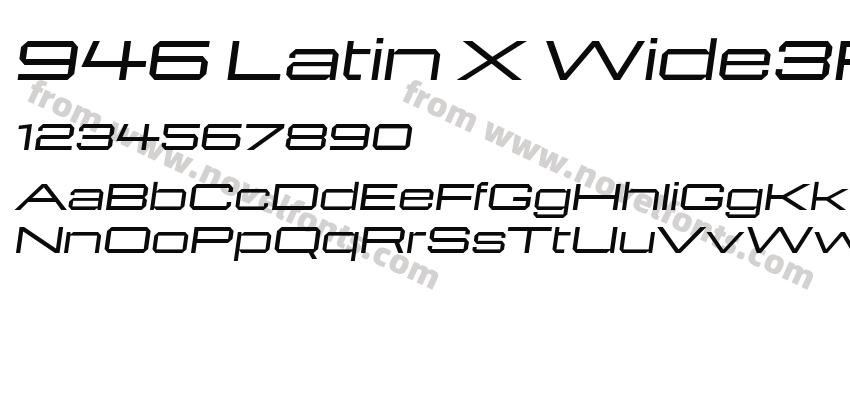 946 Latin X Wide3RPreview