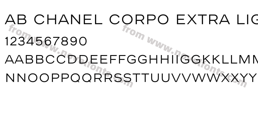 AB Chanel Corpo Extra LightPreview