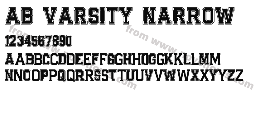 AB VARSITY NARROWPreview