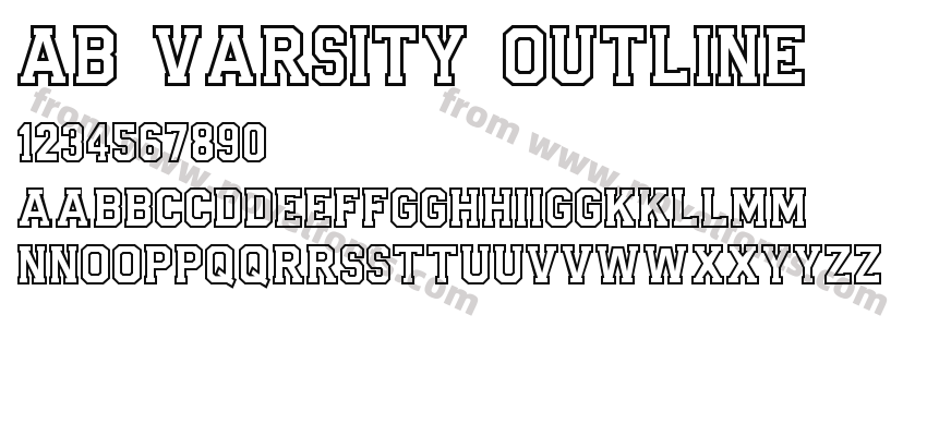AB VARSITY OUTLINEPreview