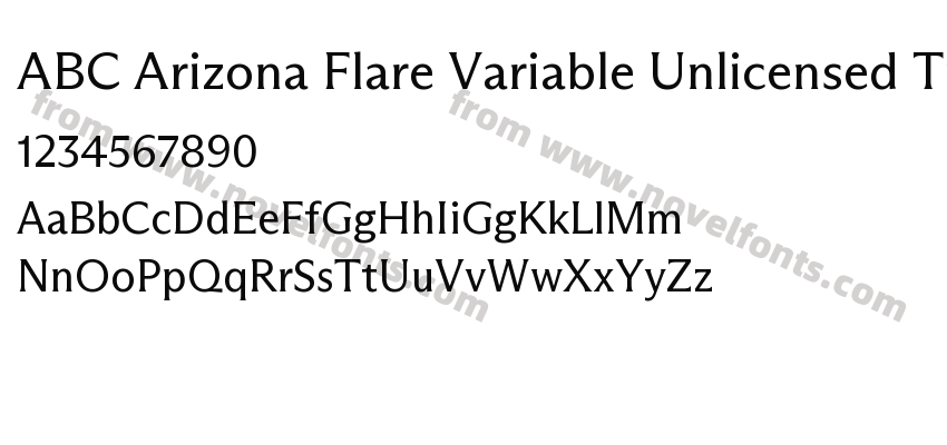 ABC Arizona Flare Variable Unlicensed Trial RegularPreview