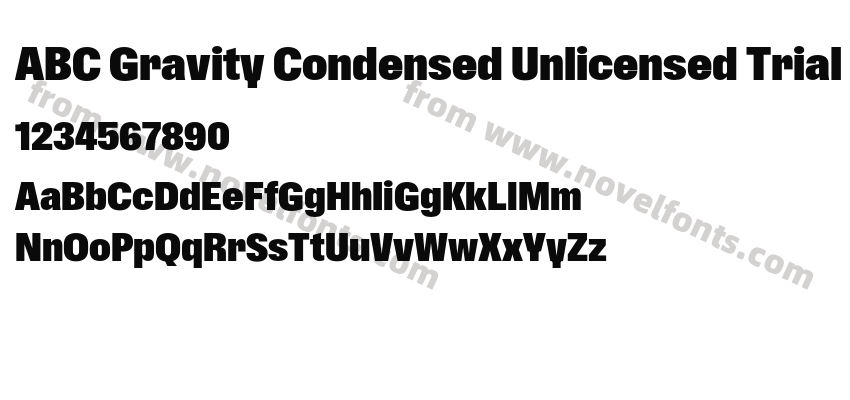 ABC Gravity Condensed Unlicensed Trial RegularPreview