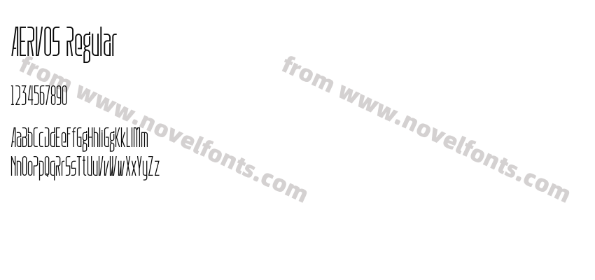 AERVOS RegularPreview