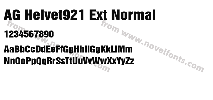 AG Helvet921 Ext NormalPreview