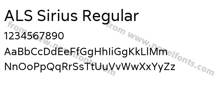 ALS Sirius RegularPreview