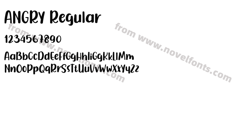 ANGRY RegularPreview