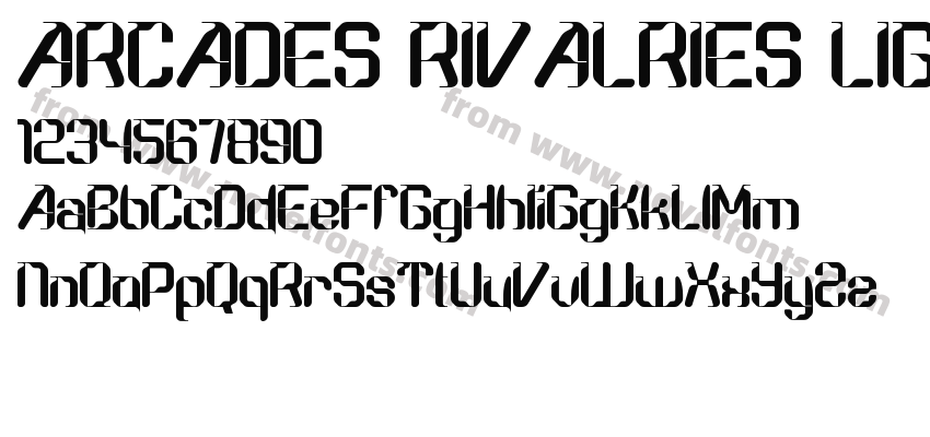 ARCADES RIVALRIES LIGHTPreview