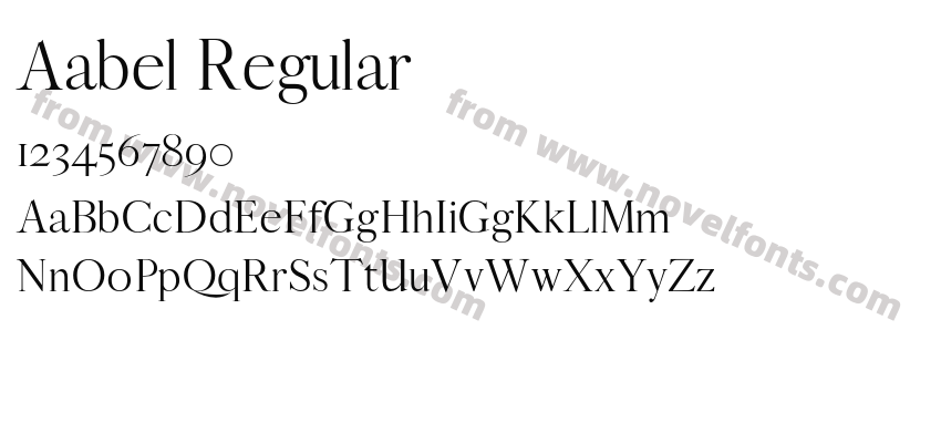 Aabel RegularPreview