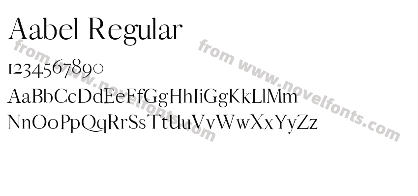 Aabel RegularPreview
