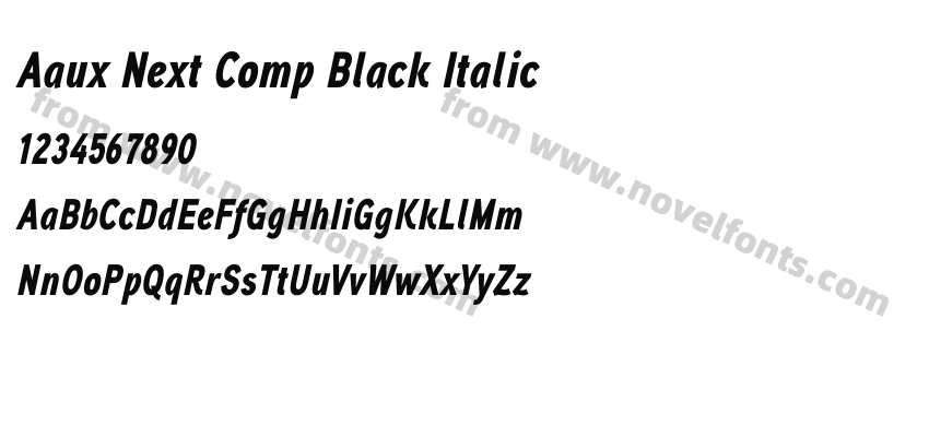 Aaux Next Comp Black ItalicPreview