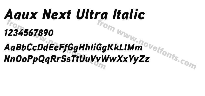 Aaux Next Ultra ItalicPreview
