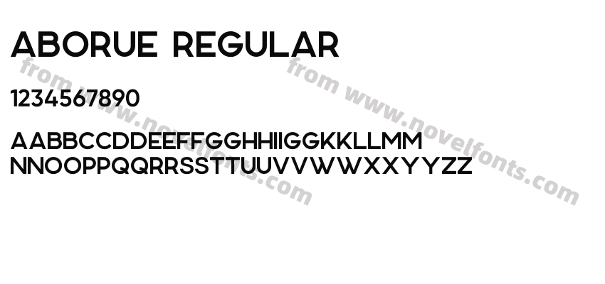 Aborue RegularPreview