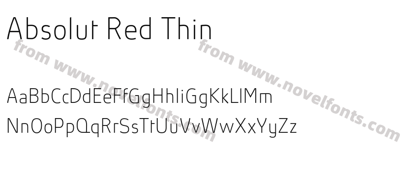 Absolut Red ThinPreview
