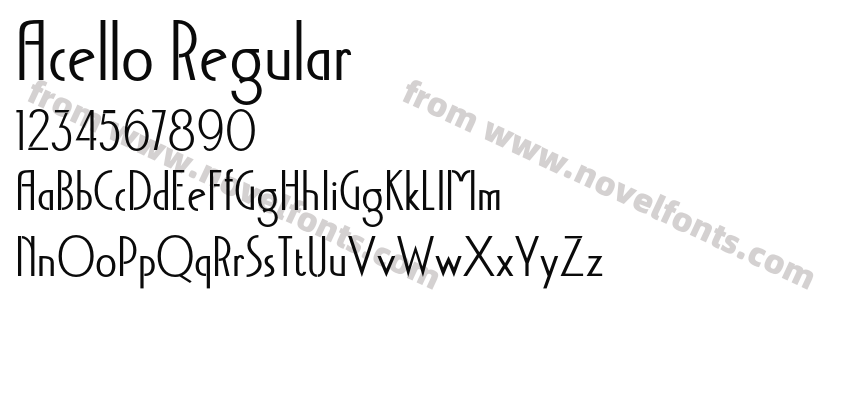 Acello RegularPreview
