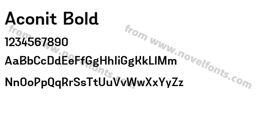 Aconit BoldPreview