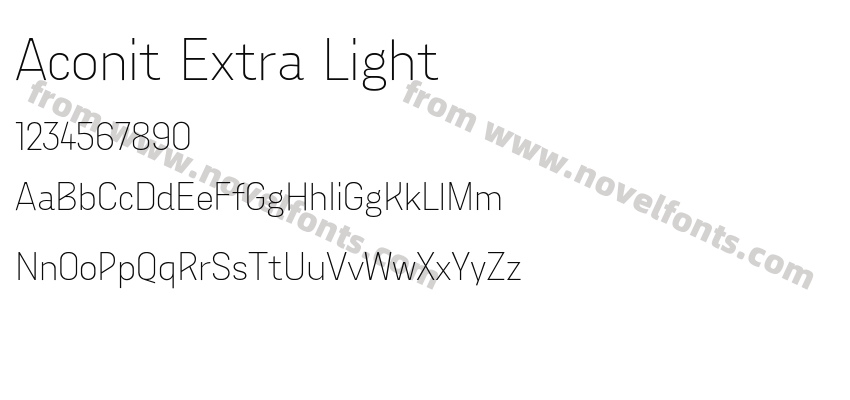 Aconit Extra LightPreview