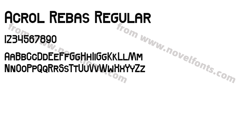 Acrol Rebas RegularPreview