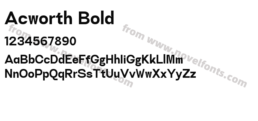 Acworth BoldPreview